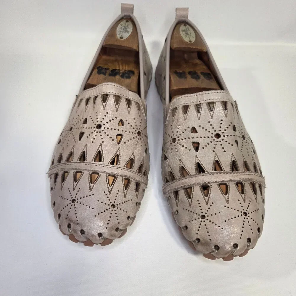 Spring Step Women's Leather Fusaro Loafer Shoe Comfortable Slip-On Shoes 42
